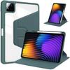 Чехол с поворотом на 360° для Samsung Tab A9 A11 Plus S10FE S11 Ultra и Xiaomi Pad 6 7 8 Pro Redmi Pad2 Поворотная подставка Прозрачная задняя крышка С держателем для стилуса