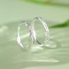 Оригинальное кольцо для пары Lianlizhi, женское, из стерлингового серебра, особый интересный дизайн, стиль Ins S925, парные кольца, открытое кольцо на указательный палец
