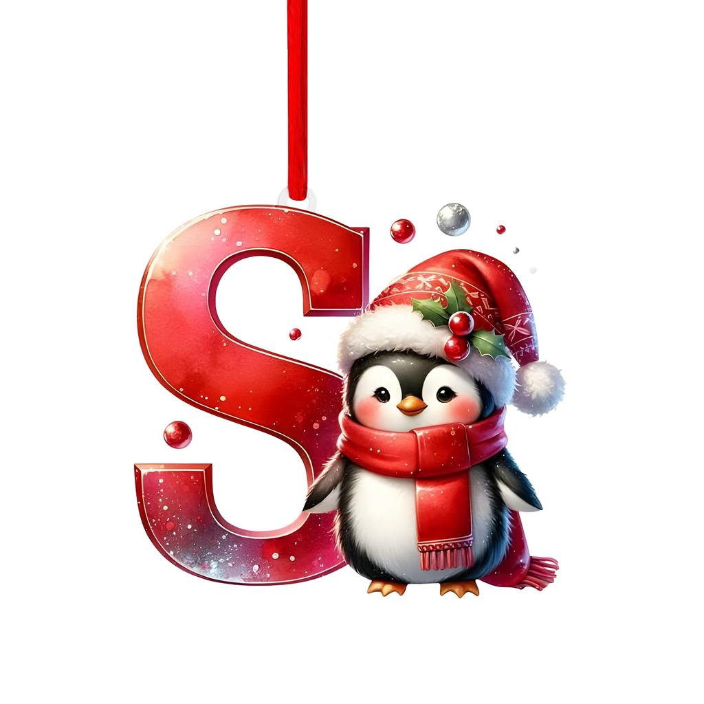 26 Letter,Christmas,Ornaments,Acrylic,1