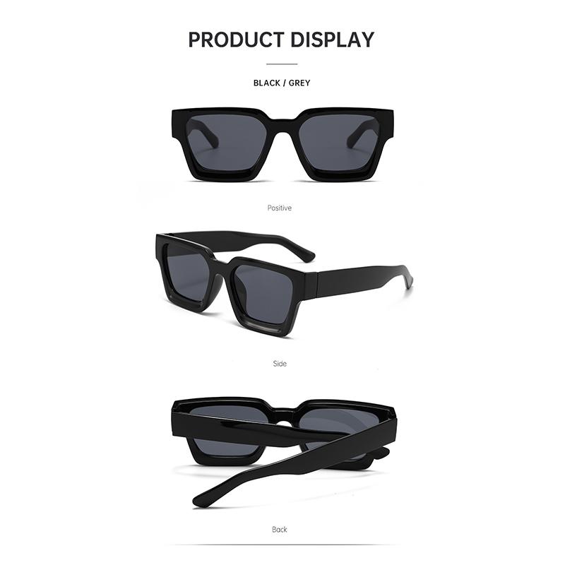 Классические Модные Квадратные Очки для Женщин и Мужчин с Полной Оправой, Защита от Солнца, Очки для Повседневной Жизни, Аксессуары для Очков, Подарок