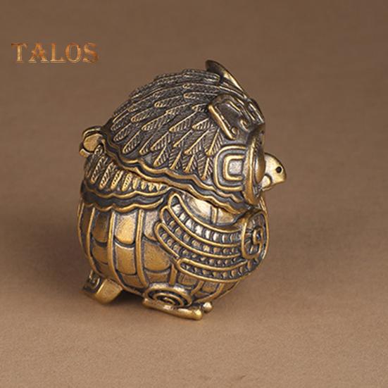 Винтажная фигурка совы, мини-курильница в виде совы с крышкой, коллекционное украшение в виде совы для дома, гостиной, офиса, стола, книжной полки, декор