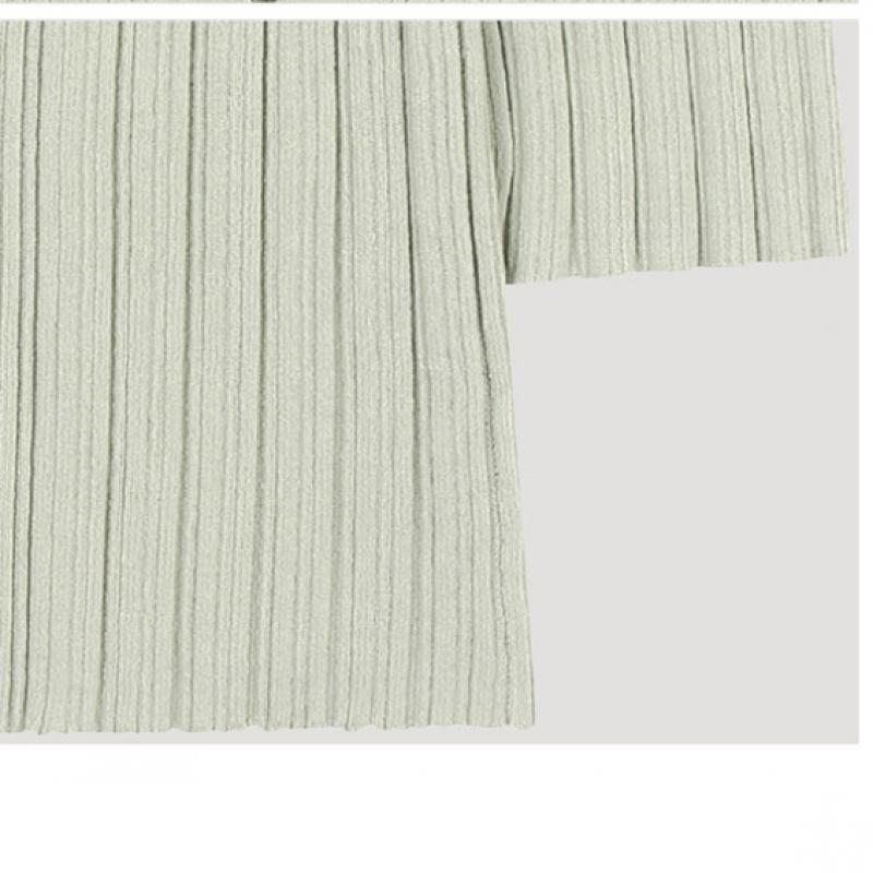 [She S miSS] V-образный воротник, полупуговица, 7 частей, трикотаж SSkpoo11010 Ln