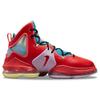 Nike LeBron 19 LeBronival Мужские кроссовки разноцветные ярко-малиновые кокосовое молоко DQ7548-600