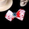 Halloween Blood Bow Clips for Women Girls Horror Eyeball Bowknot Hairpin for Halloween Theme Party Hair Accessories