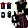 Dragon Paw Gloves Toe Beans for Girls Halloween Cosplay Props Beast Paw Fursuit Cute Oversized Paw Gloves for Masquerade