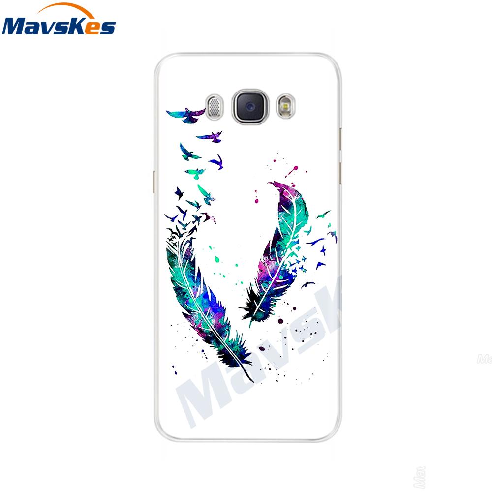 Чехол для Samsung J7 2016 с принтом цветов, мягкая силиконовая задняя крышка, чехол для телефона из ТПУ для Samsung J7 2016, для Samsung Galaxy J7 2016