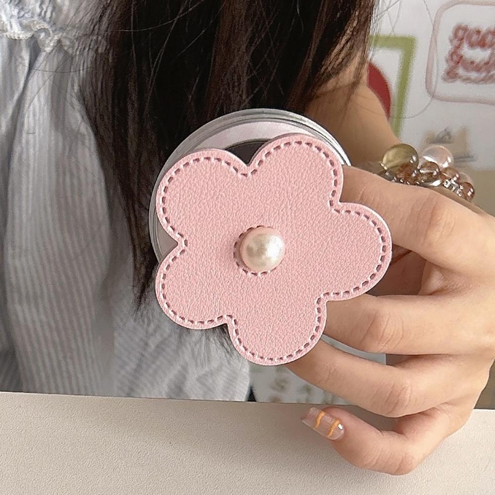 3D Flower Cute Pink Bowknot Magnetic Grip Tok Phone Case for iPhone 16 15 14 17 Pro Max Wireless Charge Girl Cover for Magsafe