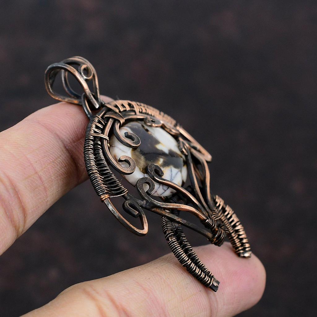 Подвеска из арахисового дерева и яшмы, медная проволока, обернутая подвеска, ювелирные изделия из драгоценных камней, подвеска в форме черепахи, медная проволока, ювелирный подарок для женщин, подвеска ручной работы