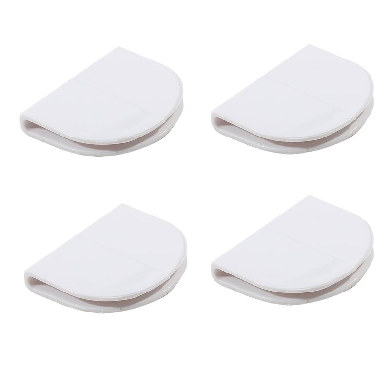 4шт зажимы для душевой занавески анти брызг зажимы фиксированные зажимы держатели крючки для предотвращения проливания аксессуары для ванной комнаты