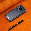 Pura 70 Pro Case Electroplated Full Coverage Magnetic Leather Cover Shockproof Business Style