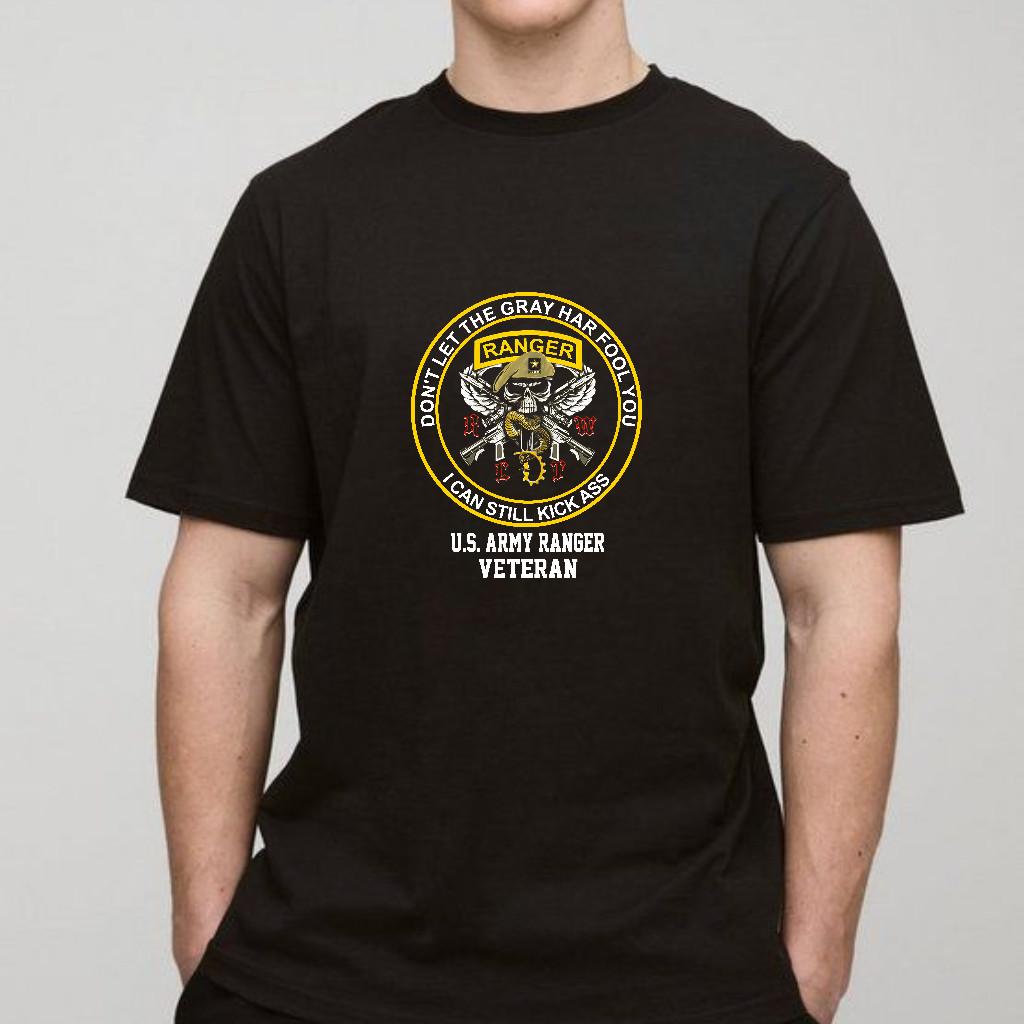 Limited edition funny retired us army ranger veteran tshirt
