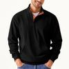Men S Corduroy Stand Collar Long Sleeve Pocket Sweatshirt