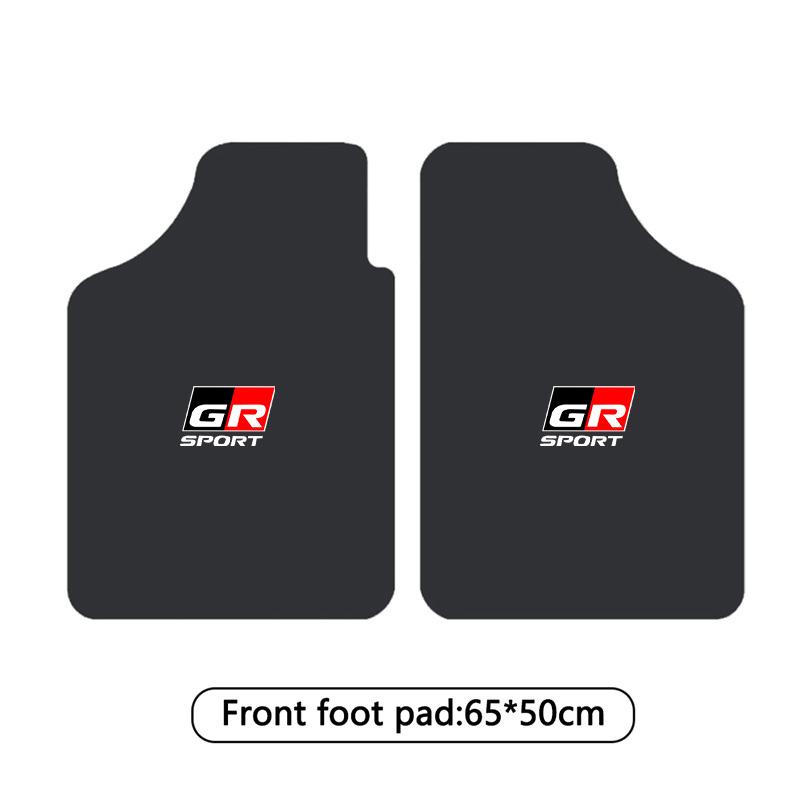 For Toyota GR 86 Supra Yaris RAV4 Prius Corolla C-HR Camry Auris Car Front & Rear Automotive Carpet Non-slip Floor Mat Accessory