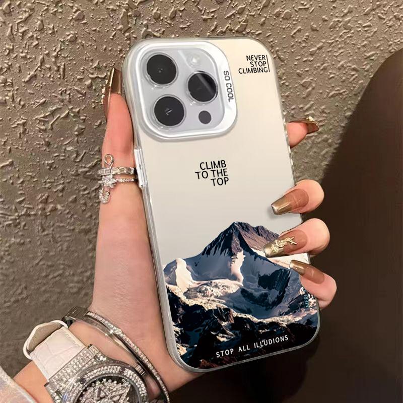 INS Чехол для телефона с горным пейзажем на закате, противоударный, IMD, для iPhone