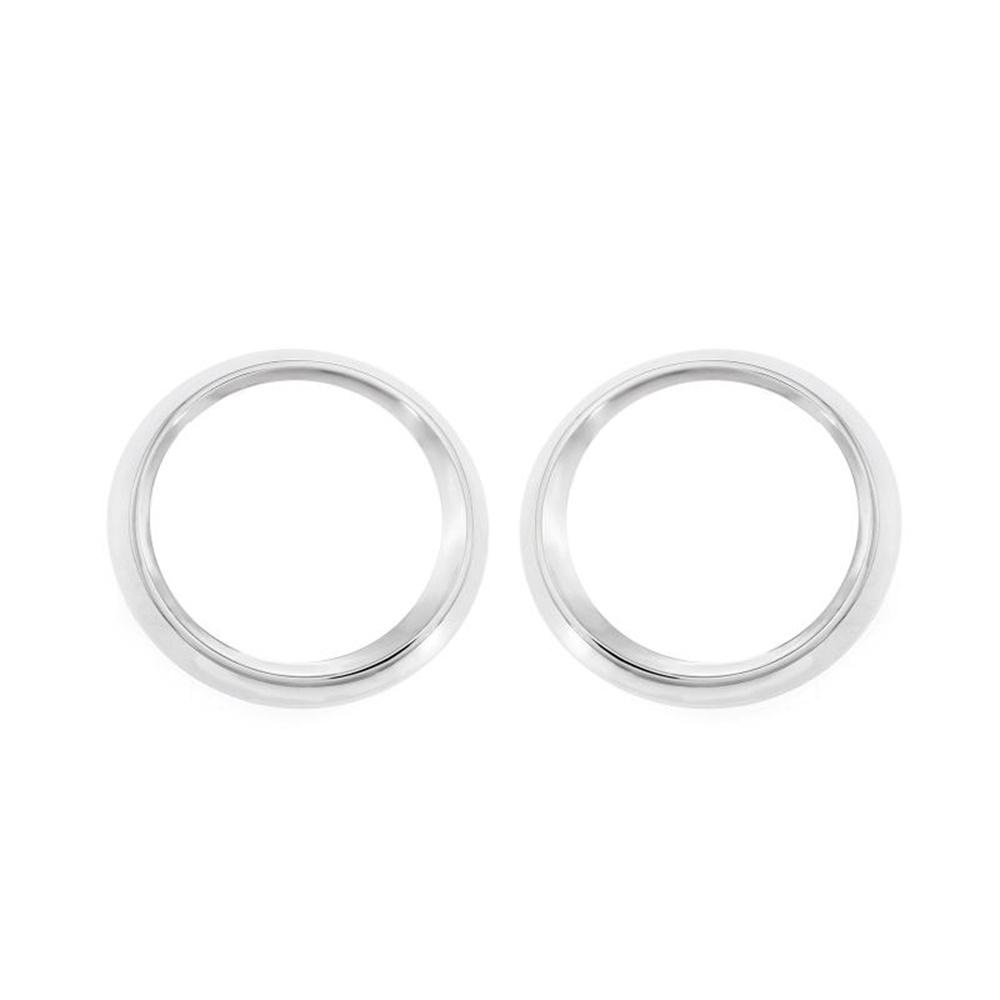 2x Накладки на противотуманные фары переднего бампера хромированные кольца для Toyota Sienna SE 2011-2017