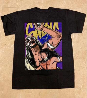 Винтажная футболка Sabu Черная Хлопок Все размеры S-345XL Подарок Для фанатов T-Shirt HRN183