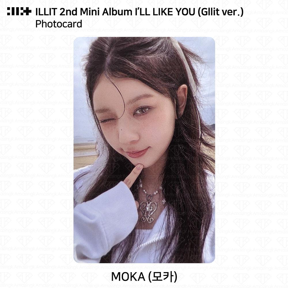 ILLIT 2-й мини-альбом I'LL LAKE YOU Gllit Ver To с фотокарточкой Between Photocard Photo