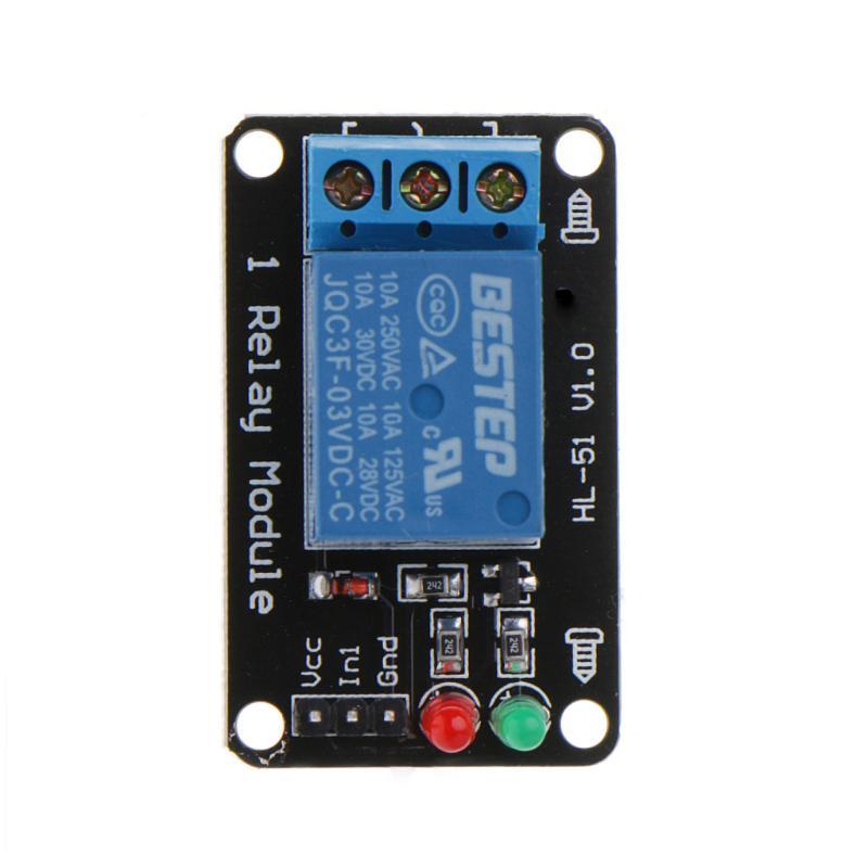 1PCS 1 Channel 3V Relay Module 3.3V Low Level with Lamp and AC 220V Trigger Delay Switch Drop Ship