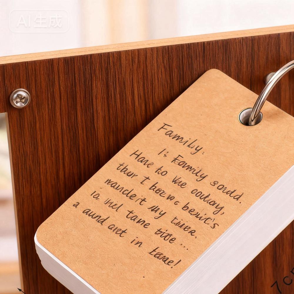 7x4x2cm Thick White Hard Cardstock Note Cards  Student English Word Memorization