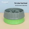 Non-Slip Slow Feeder Dog Bowl, Anti-Choke Design