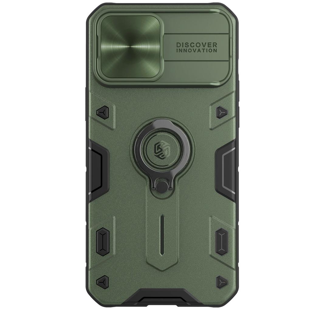 NILLKIN для iPhone 13 Pro Max Чехол для iPhone 13 Mini Чехол с кольцом-подставкой Защита камеры Сдвижная крышка