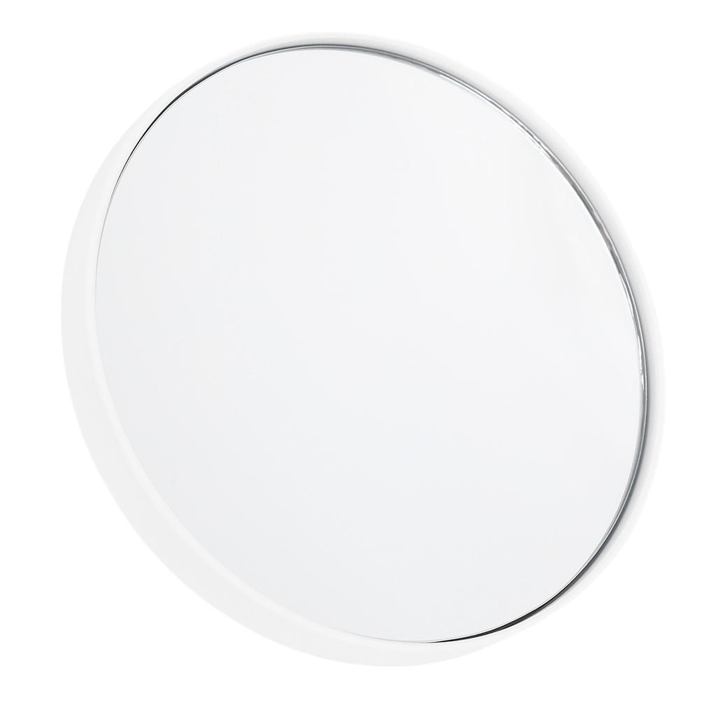 Зеркало с 20-кратным увеличением, Круглое дорожное зеркало для макияжа с высоким увеличением, на 2 присосках, 3,5 дюйма