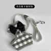 Тяговая веревка для кошки Большая и маленькая кошка Специальная веревка для прогулок с кошкой Прочная без разрыва цепочка для кошки Удобная милая шлейка-жилет для питомца