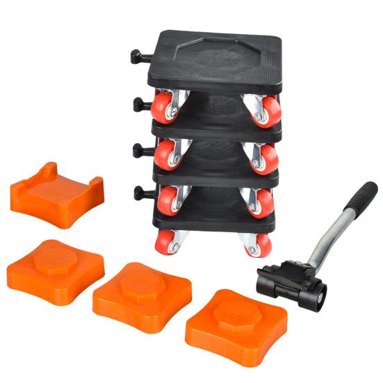 Набор инструментов для подъема мебели Грузоподъемность 500 кг Легко устанавливаемый слайдер для бытовой техники Подъемная подкладка