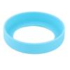 Silicone Insulated Non-Slip Bottom Cover for Glasses, Bottles, Mugs, and Cups, Blue, 7.8cm Diameter