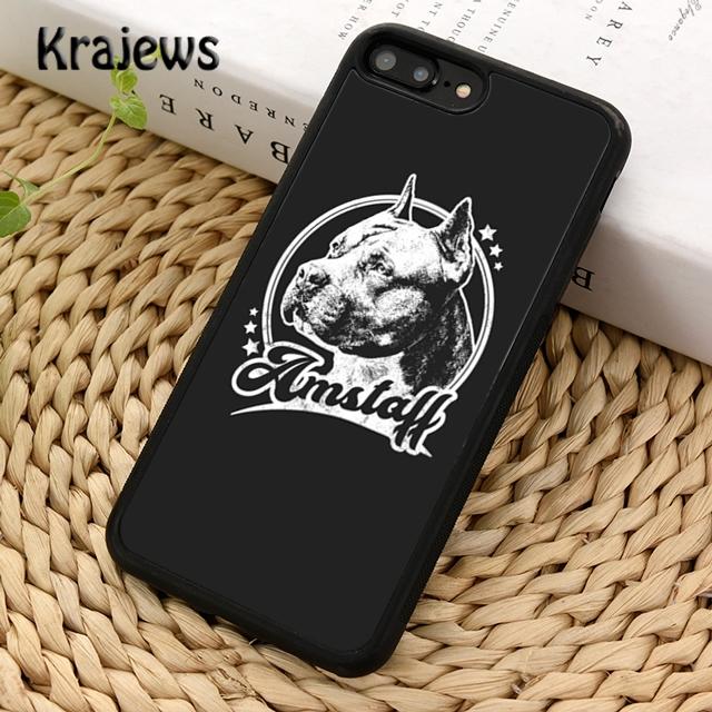 Чехол для телефона Krajews American Staffordshire Terrier для iPhone 14 5 SE 6s 7 8 plus X XR XS 11 12 13 pro max Samsung S21 S22 ultra
