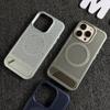 Тонкий чехол для телефона из ПК с магнитной подставкой для серии iPhone 17 16 15 - Дышащая сетчатая вентиляция, рассеивание тепла, защита от падений
