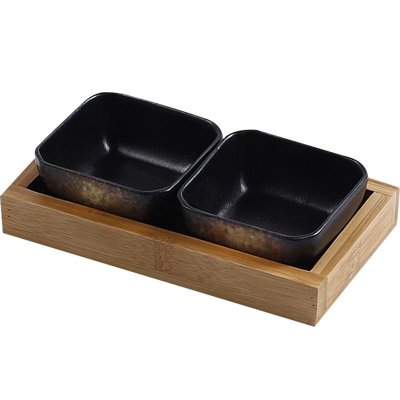 Креативные керамические тарелки для фруктовых закусок, набор для еды, японская посуда INS с подносом, сервировочные блюда, домашняя ваза для фруктов, поднос для закусок