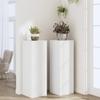 Plant Stand Set 2 pcs White 33 x 33 x 100 cm Engineered Wood