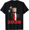 Футболка Трамп 2028 Голосуй за Дональда Трампа 28 Футболка, Унисекс