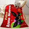 Animal Friends Puzzle Blanket Soft & Cozy Great for Bedding Office Chair Seaside Four Seasons Multipurpose Modern Style