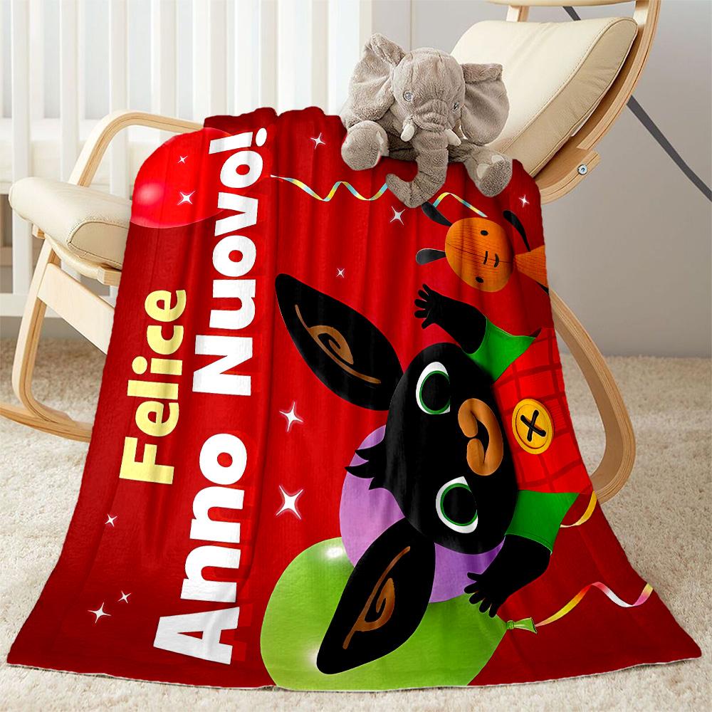Animal Friends Puzzle Blanket Soft & Cozy Great for Bedding Office Chair Seaside Four Seasons Multipurpose Modern Style
