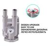 Алюминиевая крышка корпуса термостата для Chevrolet Chevy Cruze Aveo Orlando для Opel Astra Zafira Signum Moka 96984103 96817255