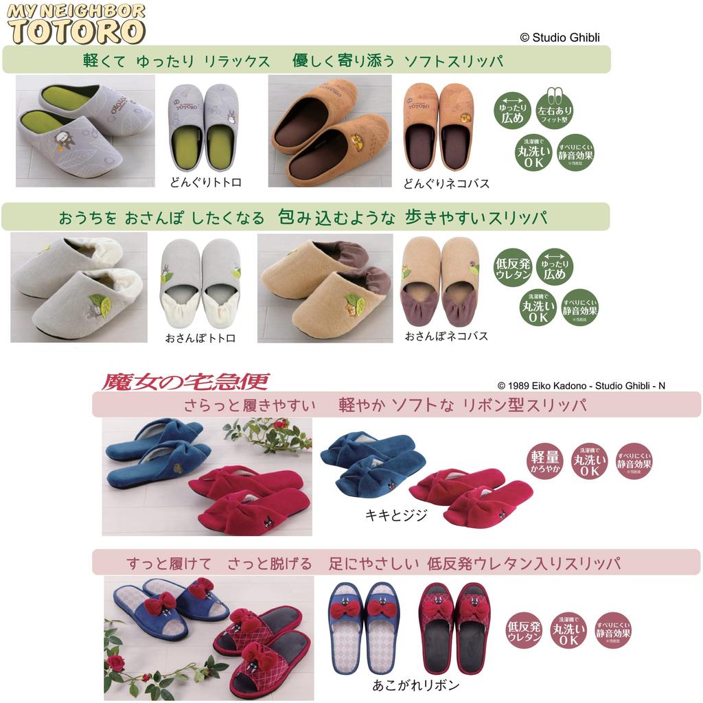 Senko My Neighbor Totoro Walking Totoro 64849 Slippers, Approx. 24cm, Gray,