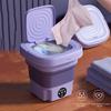 8L Foldable Washing Machine Portable Socks Underwear Panties Retractable Household Washing Machine 3 Models With Spinning Dry