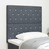 Headboard Dark Grey 90 cm Velvet