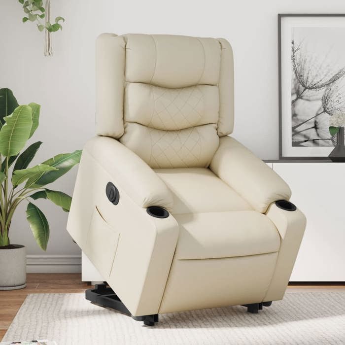 VidaXL Electric Recliner, Relaxation Chair with Adjustable Backrest and Footrest, Living Room Seat 3206560