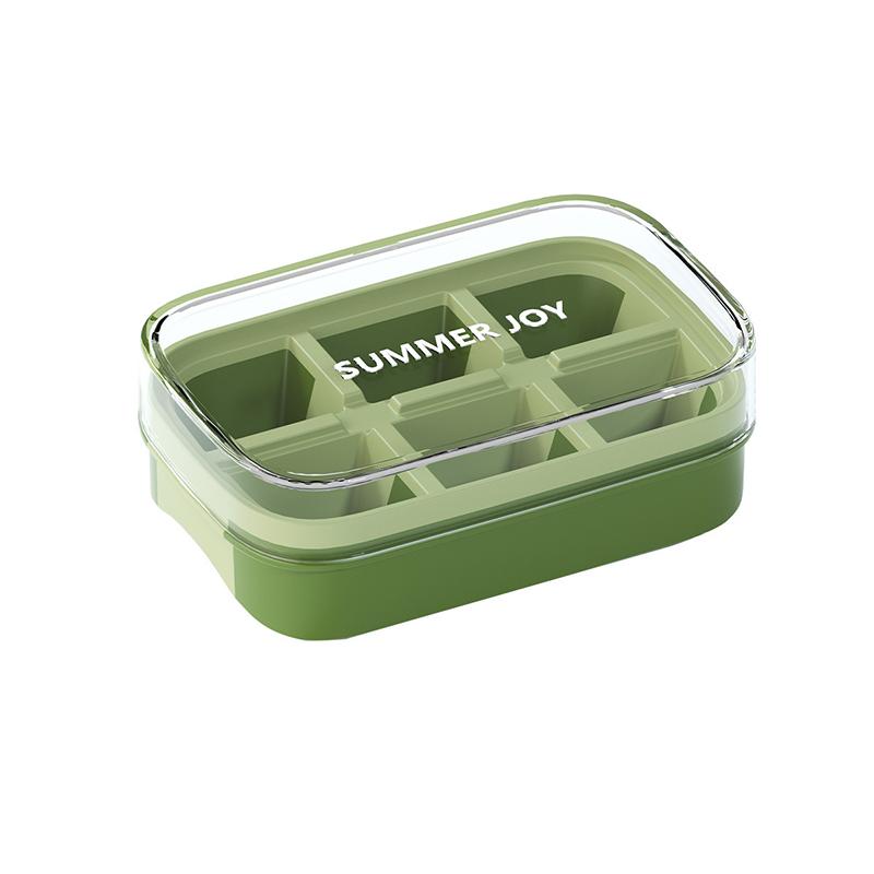 Форма для льда с 6 сетками и крышкой. Мини-форма для кубиков льда. Легкосъемная форма для льда со съемной крышкой. Форма для приготовления льда. Форма для льда своими руками.