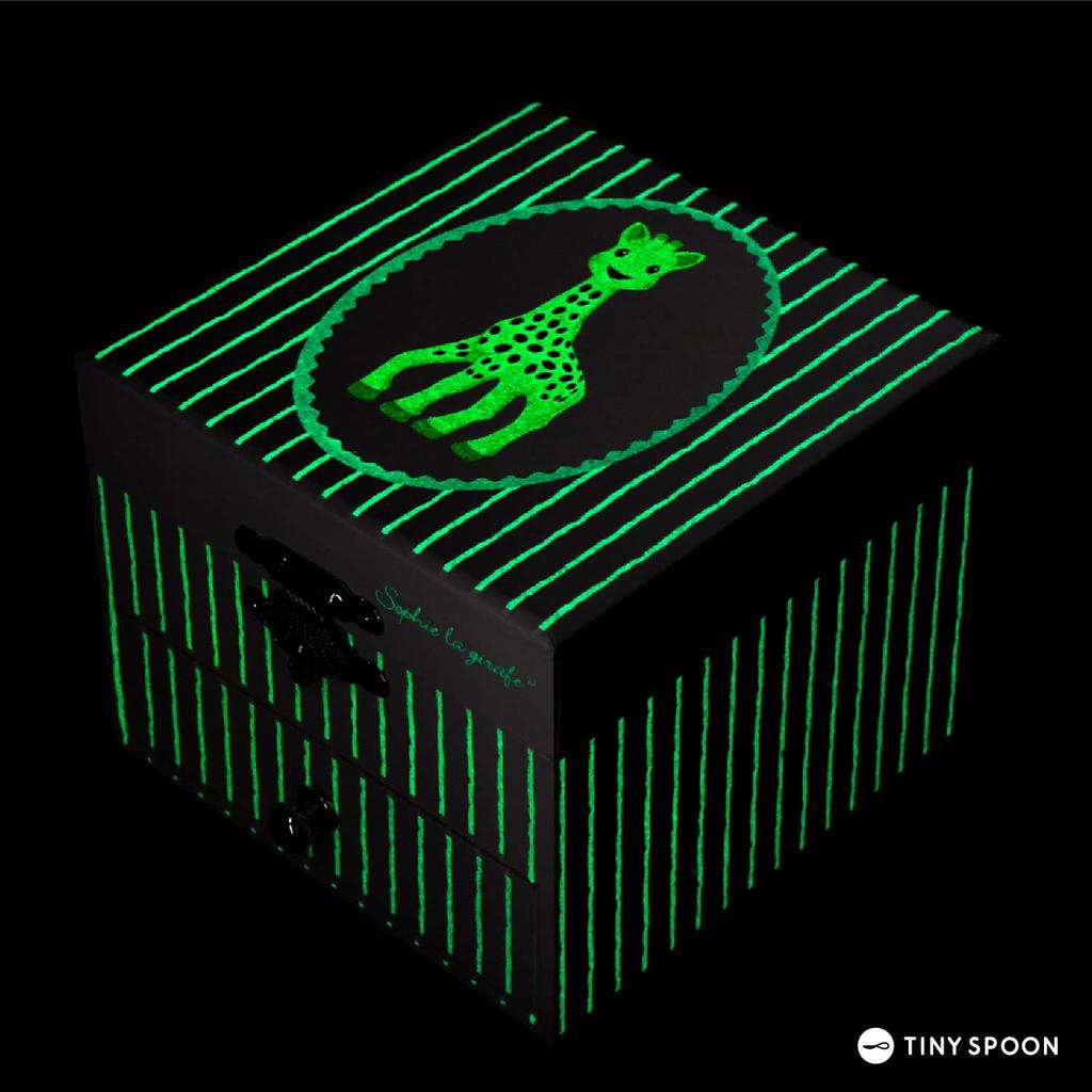 Шкатулка для драгоценностей Софи Жираф с музыкой Розовая Музыкальная День рождения Ребенок Стильная Trousselier (Малыш - Светящийся в темноте) Подарок, Подарок, Подарок, Игрушка,