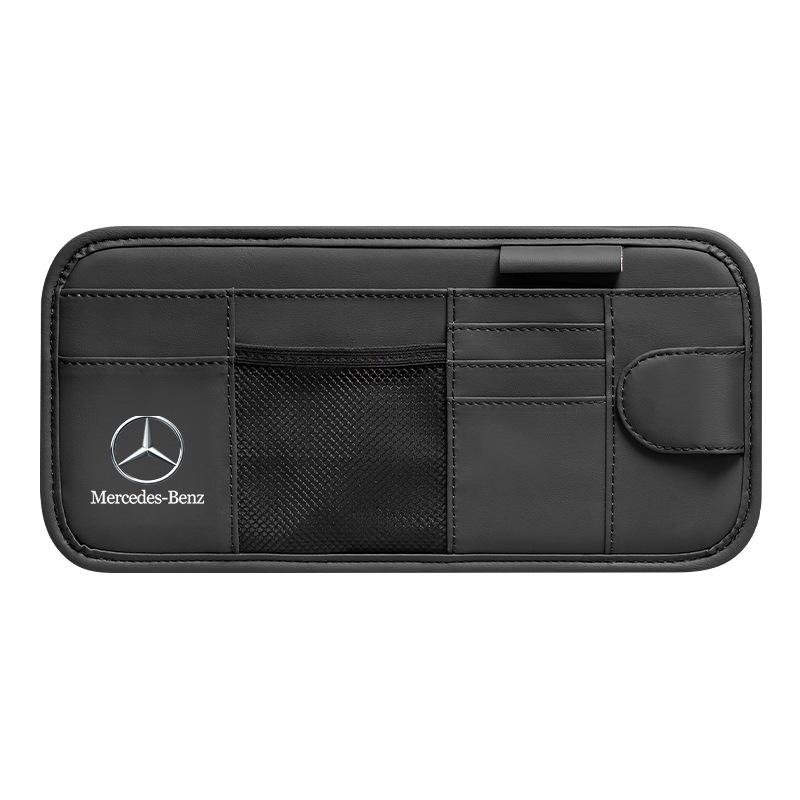 Зажим для очков и органайзер на солнцезащитный козырек Mercedes-Benz для E, C, A, S-класса и GLA/GLB/GLC