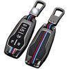 Key Case Keychain Metal Shell Cover Compatible With Ford 2018 Taurus Mustang Raptor F150 Explorer Series Short Buckle
