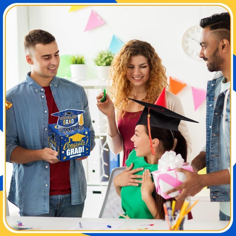 1PACK Graduation Season Cash Draw Box Party Decoration Graduation Gift Advanced Sense Surprise Draw Gift Box