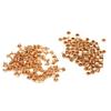 100 toʻplam 8 x 8 mm ikki qopqoqli perchin metall charm buyumlar yasash taʼmiri mixlar spayk dekoratsiya (Oltin)