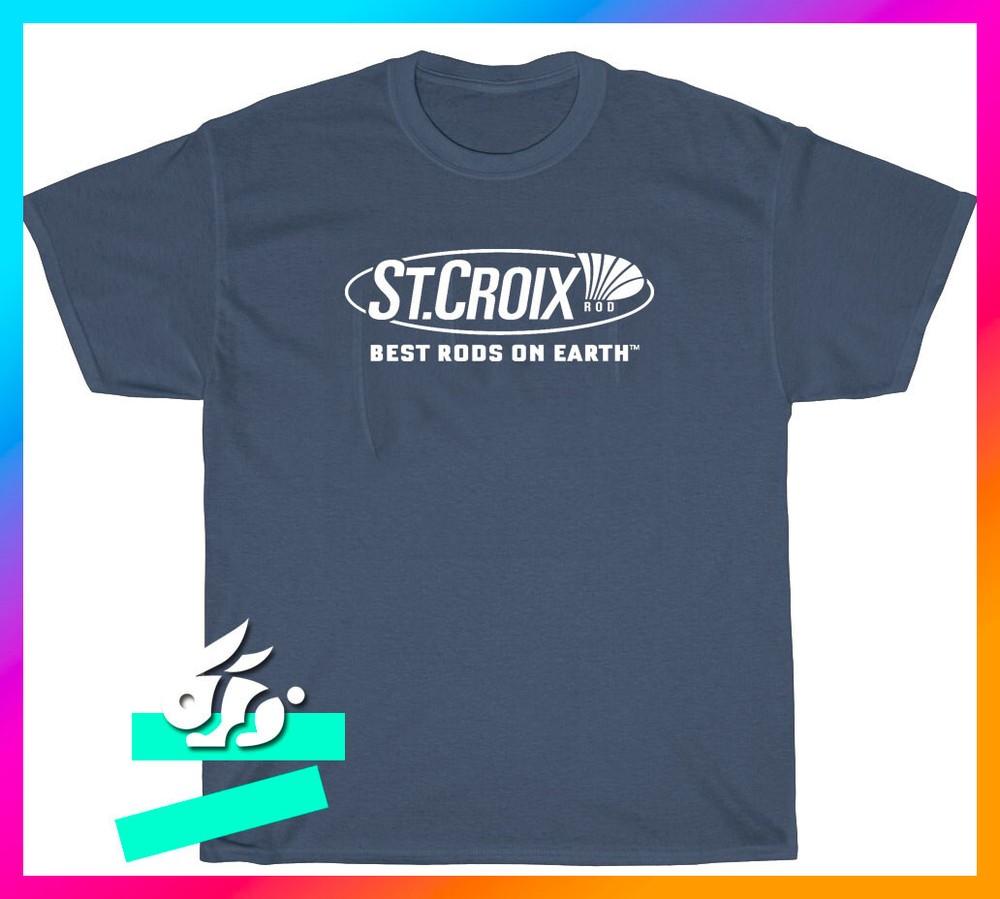 St Croix Rods Fishing Logo Men's american funny t shirt SIZE S-5XL Unisex T-Shirt