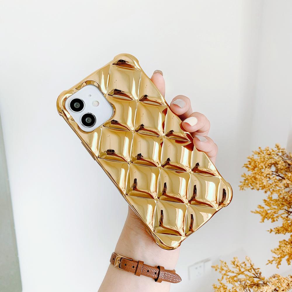 Luxury 3D Diamond Case Soft Cover for iPhone 15 Case Shockproof Mobile Phone Bag for Iphone 18 17 16 High Quality