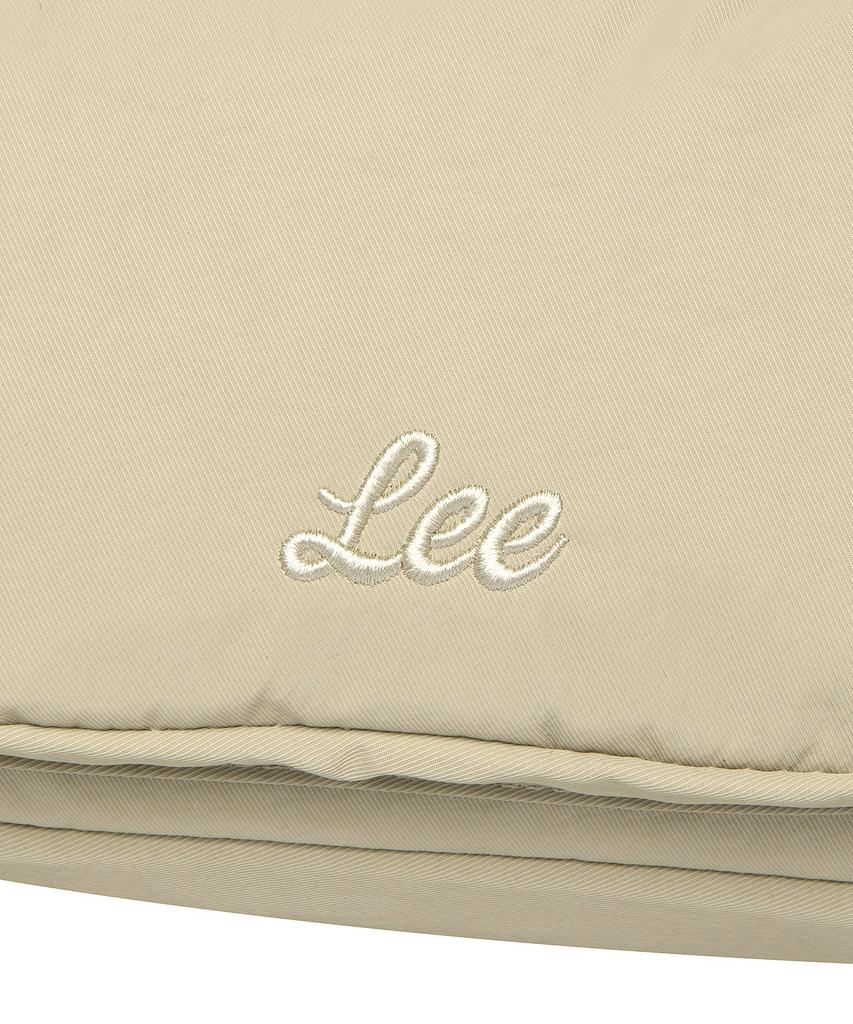Бежевая сумка Lee с двумя карманами из нейлона